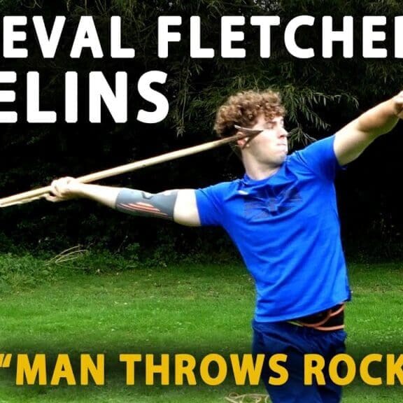 Medieval fletched javelins